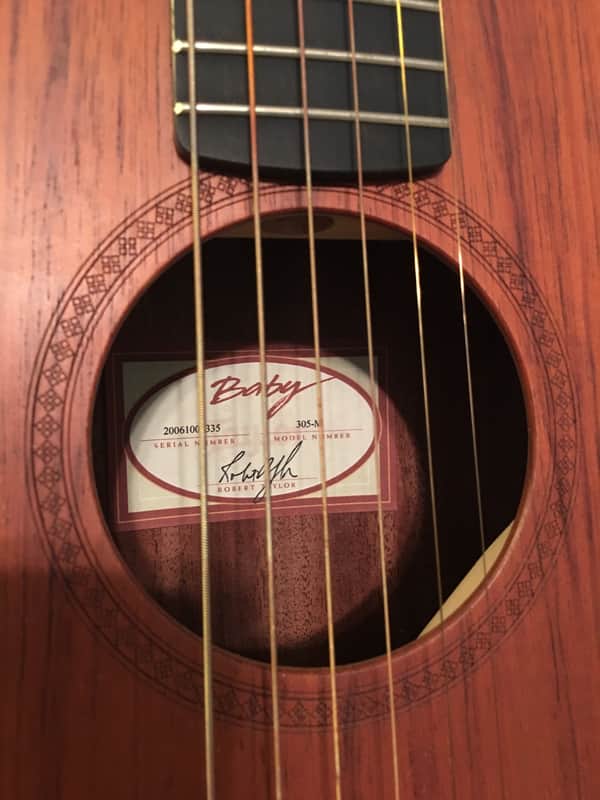 Taylor 305-M 2006 Natural Mahogany (Baby Taylor 3/4 Dreadnought