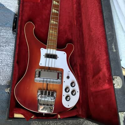 Rickenbacker 4001 - 1981 Serial - Fireglo Bass Guitar. Great shape w/ Original Case image 1