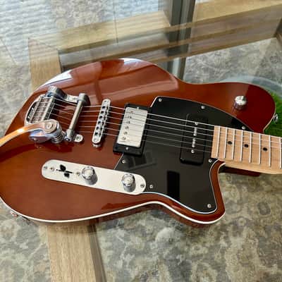 Reverend Guitars Double Agent OG - Violin Brown - Maple w/Bigsby image 13