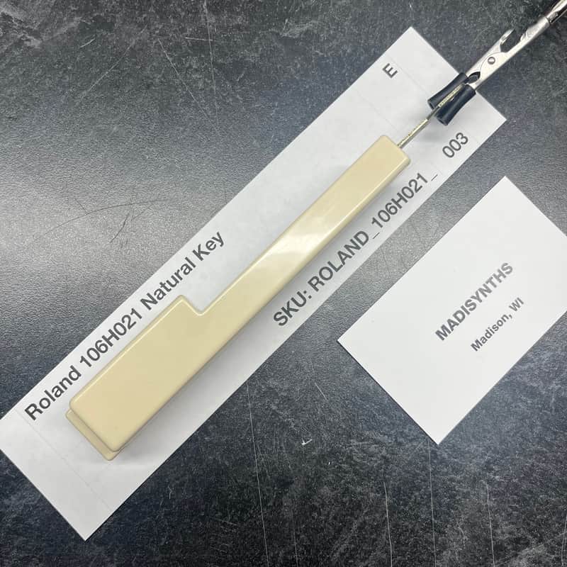ORIGINAL Roland Replacement E Key (106H021) for Jupiter-4, System-100/700, SH-1/2/3/3A/5/7, RS-505, VP-330, Promars, etc image 1