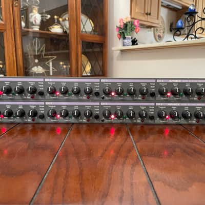 PAIR Aphex 105 4-Channel Logic Assisted Gate w/ Aphex power supplies. TESTED 💫 image 2
