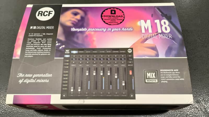RCF M18 Digital Mixer 2021 - Black image 1