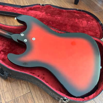 Vintage 1960s HARMONY H25 Bass Guitar w/Original Case MINT! image 6