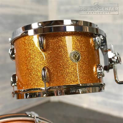 Gretsch Broadkaster 3pc Drum Set 22/12/16 Gold Sparkle image 2