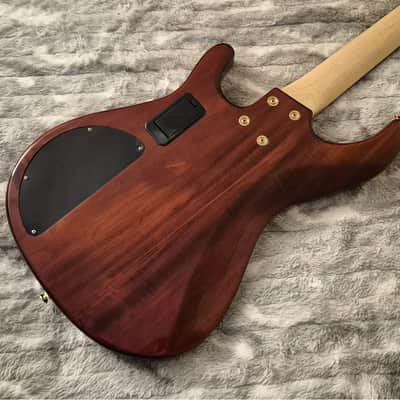 Dean Jeff Berlin Player Signature - Trans Brazilia Burst - 2010s - Dual Humbuckers - Active - 4-String Bass image 9