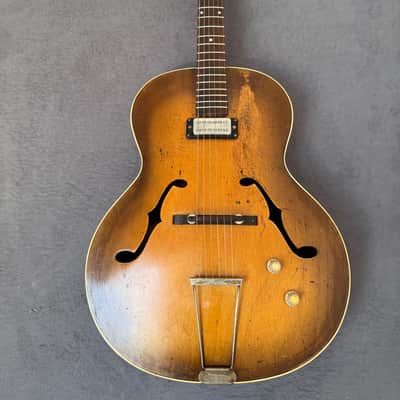 Hoyer restored archtop 1950s - trussrod, refret, pickup etc with video image 2