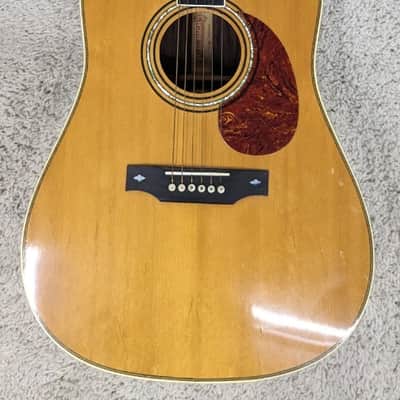 B C Rich Model B-38 Natural Acoustic Guitar from the mid 1970's w/ gig bag B.C> image 1