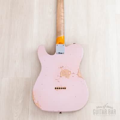 Fender Custom Shop 1963 Telecaster Heavy Relic Dirty Shell Pink, Featherweight image 3