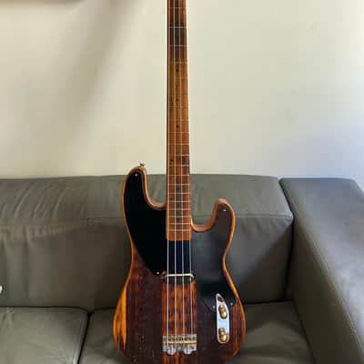 Rick Kelly (Carmine Street Guitars) P bass ”Trinity Church” pine skimtop image 2