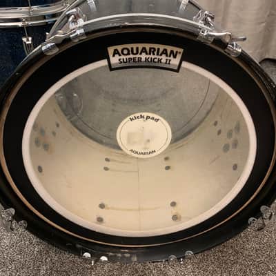 Ludwig No. 987 "Super Beat" Outfit 9x13 / 16x16 / 14x20" Drum Set with Keystone Badges - Blue Sparkle image 7