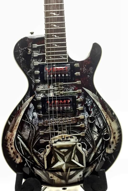 Dean Deceiver Death Machine 2014 Multi Colored custom graphics