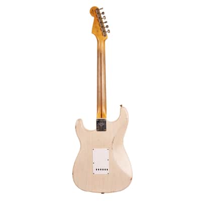 Fender Custom Shop Eric Clapton Stratocaster Journeyman Relic Masterbuilt Todd Krause Aged White Blonde image 4
