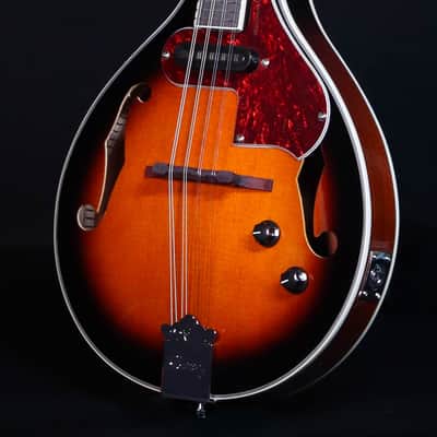 Ibanez M510E A-Style Acoustic/Electric Mandolin,  Brown Sunburst High Gloss image 2