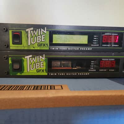 TWO DigiTech GFX-1 Guitar Tube Preamps! 1992 - Black image 2