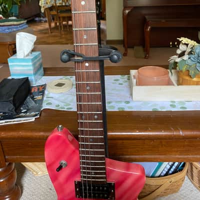 Rare Washburn Custom 'Custom' Shop Factory Gloss Finish/ Red & Pink Hues image 4