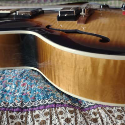 Gibson ES-175 D 2010 headstock repair Vintage Sunburst image 6