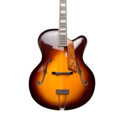 Octigan 17 inch jazz guitar 2010 Tobacco Burst image 1
