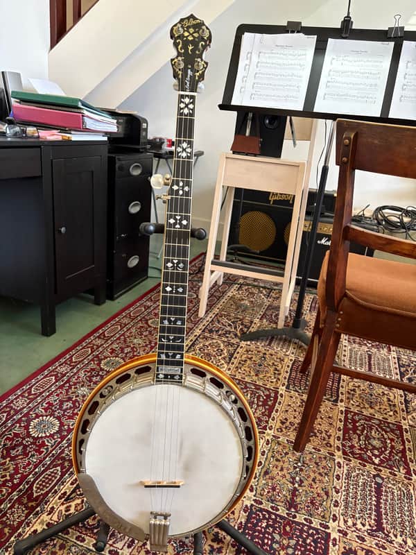 Gibson Mastertone Earl Scruggs 5 String Banjo RARE 1986 Flamed W/OHSC & Paperwork image 1
