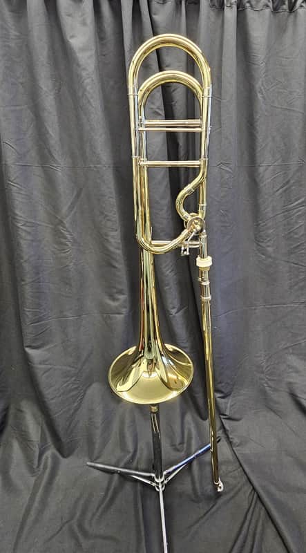 Bach 42BOF Stradivarius Professional Bb Tenor Trombone 2026 - Lacquered Brass w/ Nickel with Case image 1