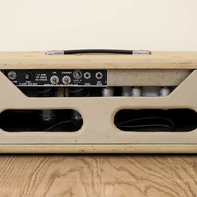 1964 Fender Bassman 6G6-B Blonde Brownface Vintage Pre-CBS Piggyback Tube Amp image 8