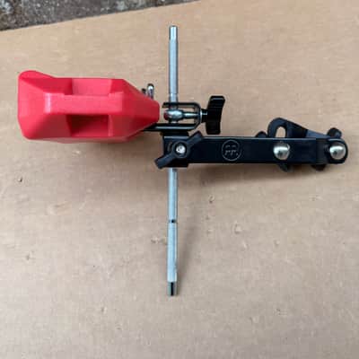 Latin Percussion LP Red Jam Block Cowbell w/ Meinl Percussion Mount Clamp - Used image 3