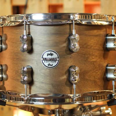PDP 8x14 Limited 20-Ply Maple Walnut Snare Drum - PDSN0814MWNS image 1