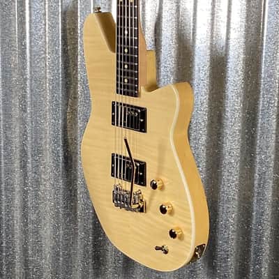 Reverend Descent RA 10th Anniversary Baritone Natural Flame Guitar #68858 image 6