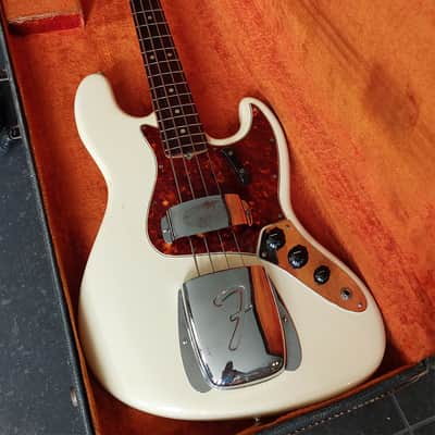 Fender Jazz Bass L-series 1965 - Olympic white refin image 1