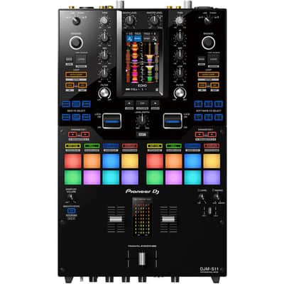 Pioneer DJM-S11 Professional 2-Channel Battle Mixer for Serato DJ Pro / rekordox (Black) image 6