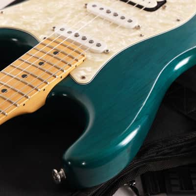 Fender Highway One Stratocaster Teal Green Transparent 2002 image 7