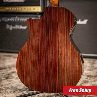 Taylor 414ce Studio Grand Auditorium Acoustic/Electric Guitar - Shaded Edge Burst with Gig Bag image 2