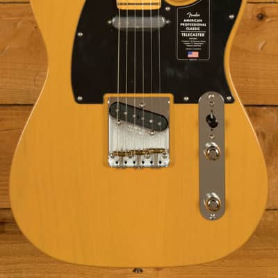 Fender American Professional Classic Telecaster - Maple - Butterscotch Blonde image 3