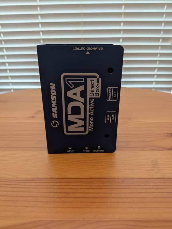 Samson MDA1 S-Max Series Mono Active Direct Box 2010s - Blue image 1