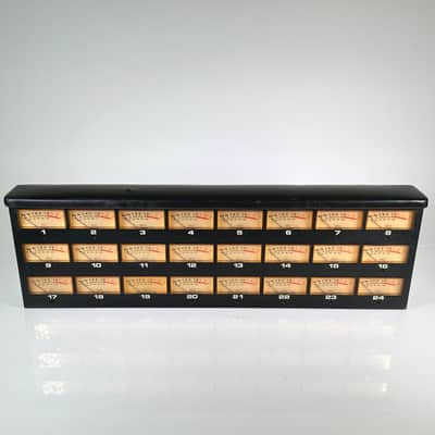 Vintage Ampex MM-1200 24-Track VU Meter Bridge image 3