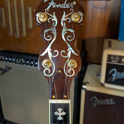 Fender FB-59 5-String Electric/Acoustic Resonator Banjo w/Case (2007) image 4