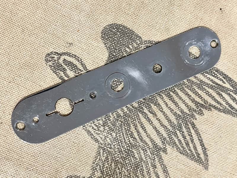 Vintage 1960's Fender Telecaster-Esquire Control Plate Modified image 1