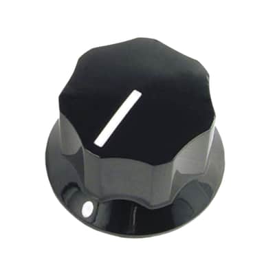 Tesi Wolfgang or MXR Guitar Knob with Brass Insert and Set Screw Black