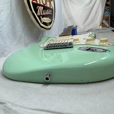Fender USA Jeff Beck Stratocaster Guitar with Case 2015 - Surf Green / Rosewood fingerboard image 17