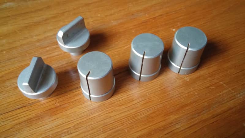 Unknown VINTAGE Home Audio Receiver / Amplifier /  Silver Knobs 70's - Silver image 1