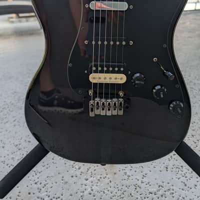Custom Build Guitars Model T 2000s - Black/Green dark stain image 2