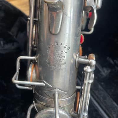 Buescher True Tone alto saxophone from 1927 - silver plated image 5