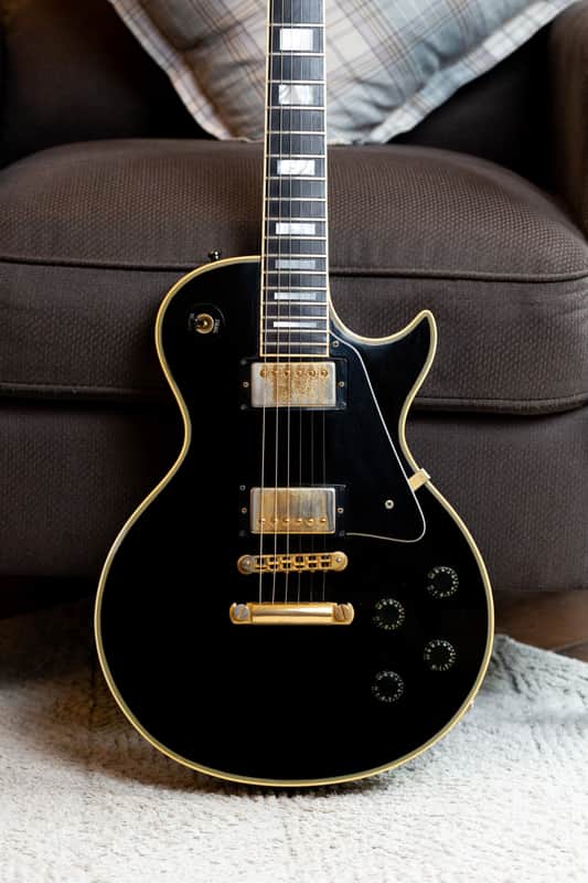 1980 Gibson Les Paul Custom with Maple Fretboard - Ebony image 1