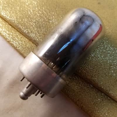 Sylvania Matched Pair (2) 7N7 Loktal tNOS AT1000 TESTED Vacuum Tubes greyglass T9 Bad Boy 3-hole dual triode (like 6SN7) 1952-1953 image 23