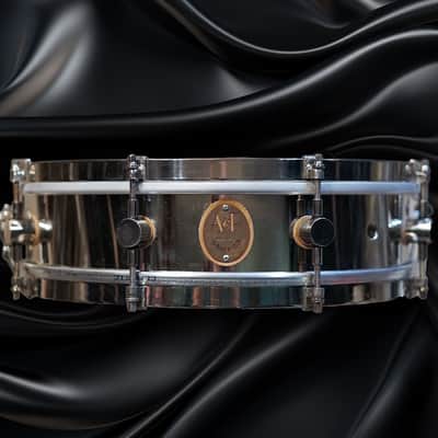 A&F Drum Co. 4x14" Nickel Over Brass Snare image 2