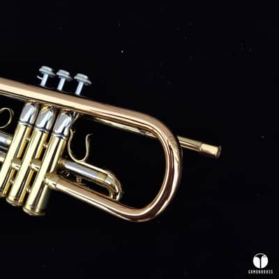 First Yamaha YTR-1 Lacquered Brass made in Japan,designed by Schilke gamonbrass image 16
