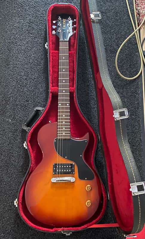 Gibson Baldwin Vintage Talent Les Paul Jr.- with Gibson USA pots and pup! - Red Sunburst Beauty (Hardcase Included) image 1