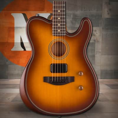 Fender Acoustasonic Standard Telecaster - Honey Burst image 1