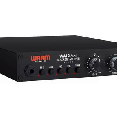 WARM AUDIO WA12 MKII BLACK Preamplificatore microfonico image 2