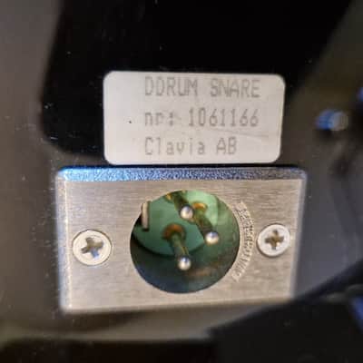80's Snare Ddrum Pad by Clavia AB, 12 inch, piano plack finish vintage image 10