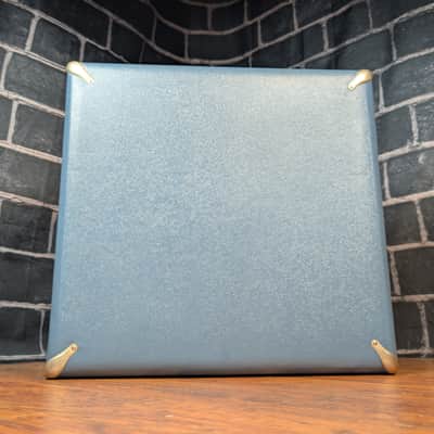 Rogers Vintage Blue Snare Drum Case + Rogers 4843 Mallets w/ Cover 1956–1965 image 5